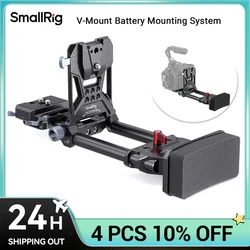 SmallRig V-Mount Battery Plate,V Lock Battery Mounting Plate with Quick Release Plate for Arca,Chest Pad,15mm rods,V Mount Plate