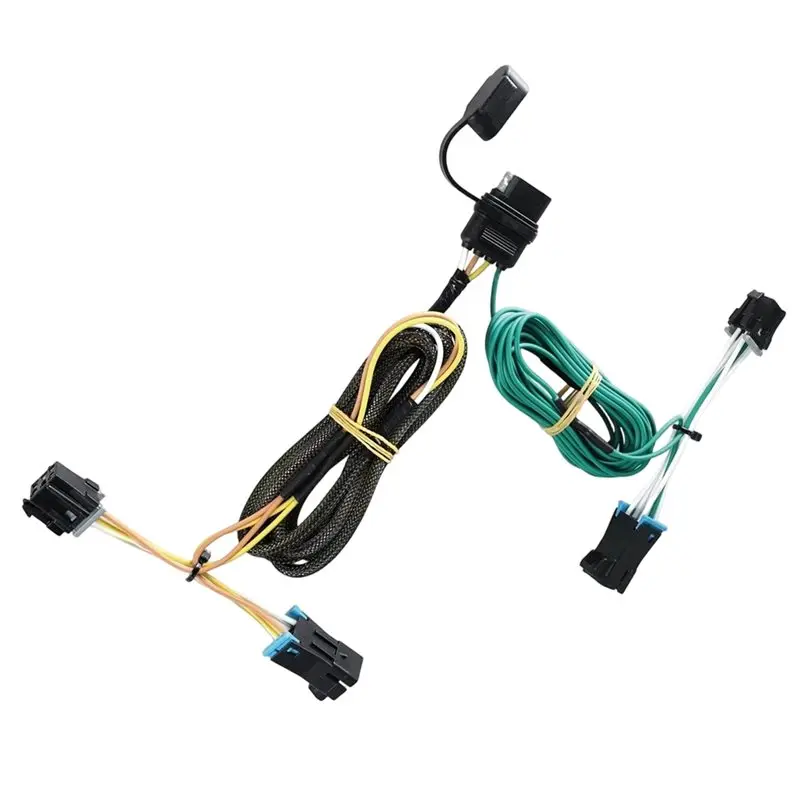 AT92-Flat Trailer Wiring Harness Kit 55540 4-Way For Chevy Express GMC 2003-2023