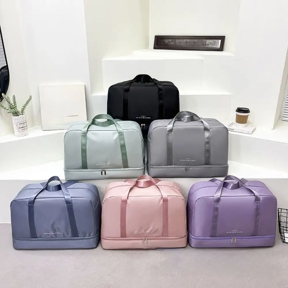 

Expandable Weekender Overnight Bag Shoes Compartment Dry Wet Separation Travel Luggage Bag Bottom Shose Case Multi Pockets