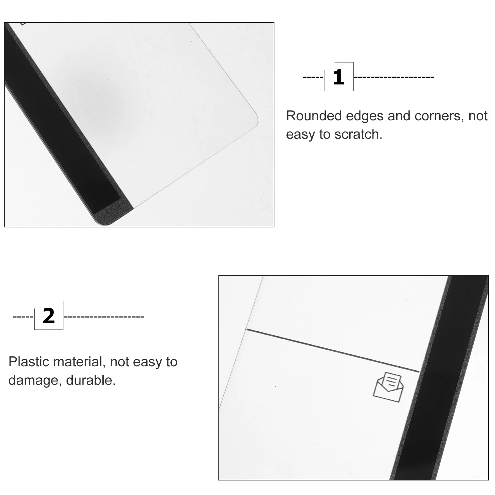 Screen Message Side Panel Board Monitors for Computer Acrylic Note Holder Plastic