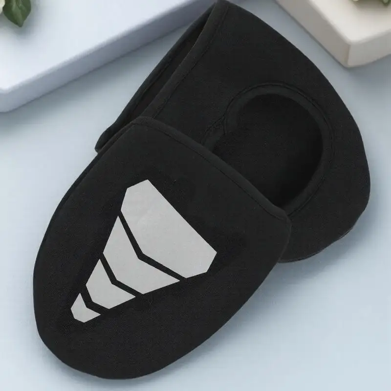 1쌍 방한 사이클링 슈즈 커버 방수 방풍 네오프렌 하프 오버슈즈 로드 바이크용 반사 디테일 추운 날씨용