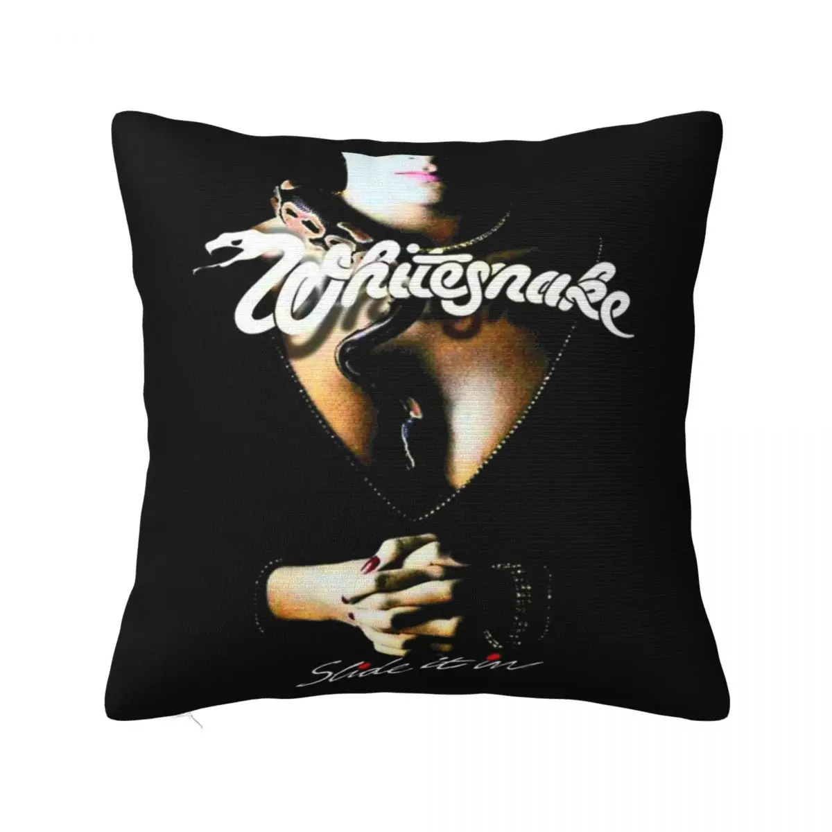 Whitesnake Band Music Rock Pillowcase Accessories Printed Cushion Cover Throw Pillow Cover Home Decorations Square Multi-Size