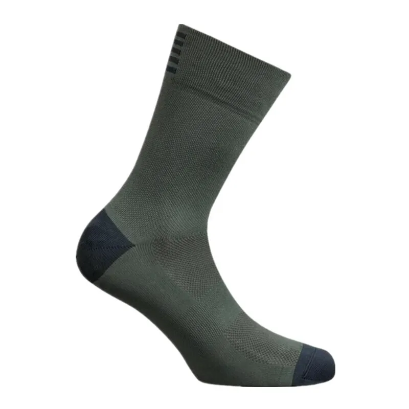 quality Professional Brand Breathable Socks Sport High Green Road Bicycle Socks Men and Women Outdoor Racing Cycling Socks