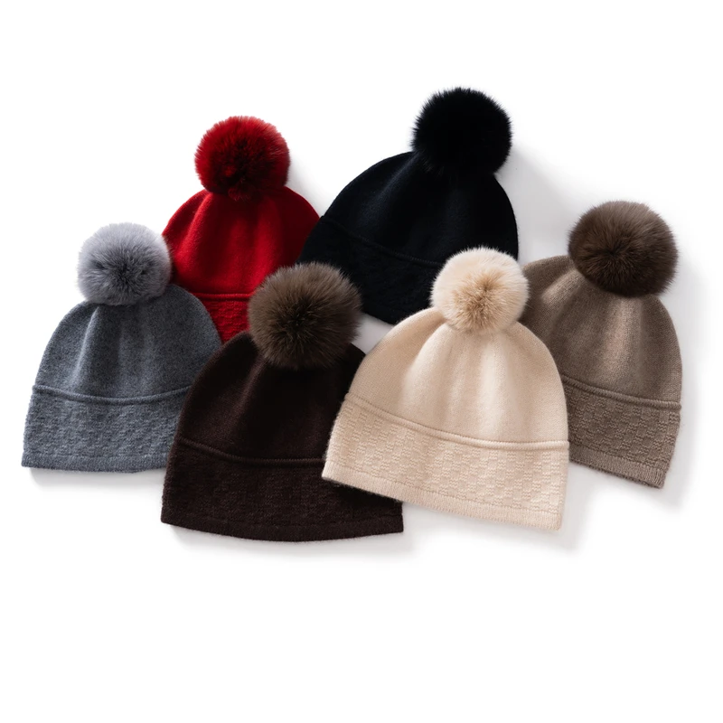 

KOIJINSKY Women's Autumn/Winter 35% Cashmere Knitted Hat