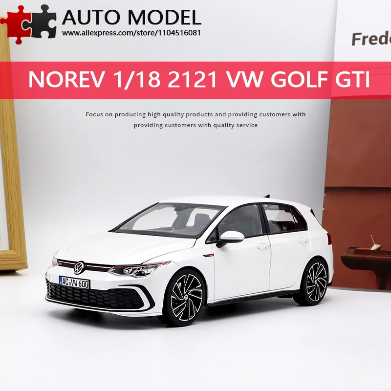 

2021 Volkswagen Golf Gti Golf 8Th Generation Realistic Alloy Car Model with Fully Openable Doors and Base for Collection Norev 1:18 Die-Cast Metal Scale Static Model Ornament Gift Adult Toy Boy's Birthday Present