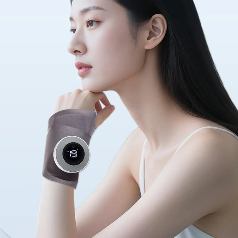 Cordless Microcurrent Wrist Bracket Hand Heating Pad Massage Belt Relieves Tenosynovitis Electric Pulse