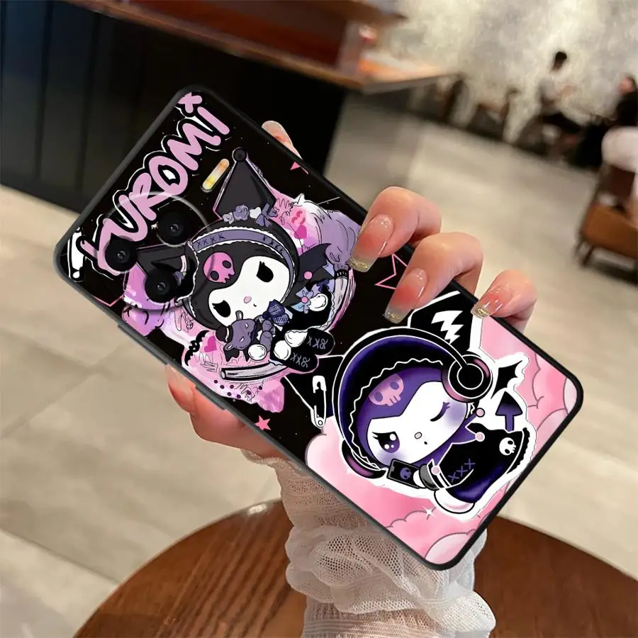 Custodia morbida per telefono posteriore per Xiaomi Redmi 9A 9C 9T K40 K50 Gaming 13C K60 12C 10 A5 12 A1 A2 Plus Love Cartoon Kuromi