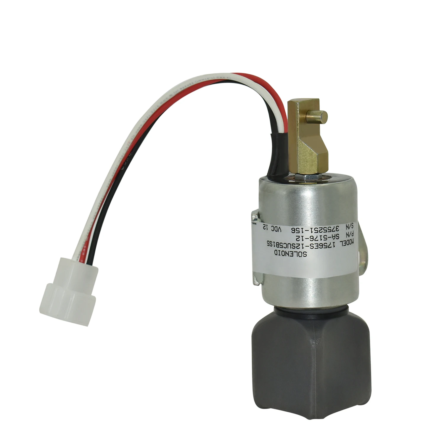 Shut Down Solenoid 1756ES-12SUC5B1S5 for Kubota Excavators & Loaders -