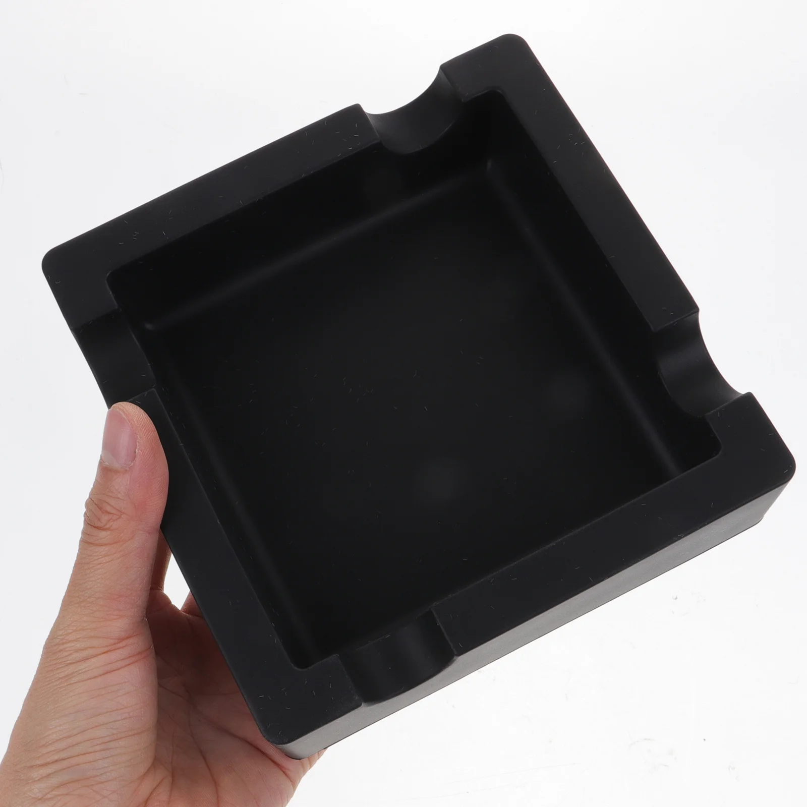 

Silicone Ash Tray Reusable Cigarette Ash Container Decorative Smoking Ashtray For Home Office Bar Pool Side Use