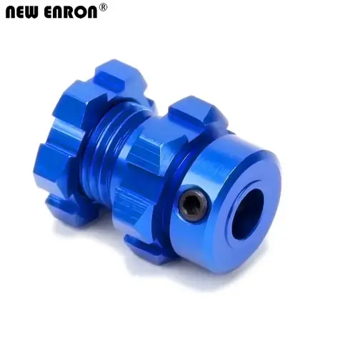 #5353X Aluminium 17mm Breddade Hjulnav Sexkantsadapter för RC Bil 1/10 Traxxas T-MAXX E-REVO 3.3 53097 Summit Slayer Pro 4x4 10 best sales 17 mm till 24 mm sexkantsadapter - №6