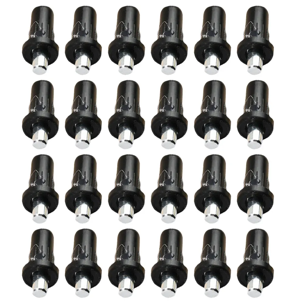 

40 Pcs Repair Pins Black Iron Plastic Retractable Blinds Replacement Parts Shutter Fasteners Window Accessories