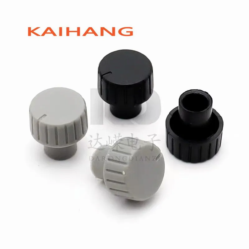 10PCS 14×14.5MM Flower Shaft Potentiometer Knob  Amplifier volume knob cap Plastic Knob  flower Shaped Inner Hole 6MM