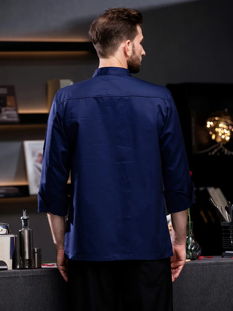 Professioneel chef-kok uniform herfst/winter voedsel kok kleding catering koken jas restaurant keuken shirt ober werkkleding