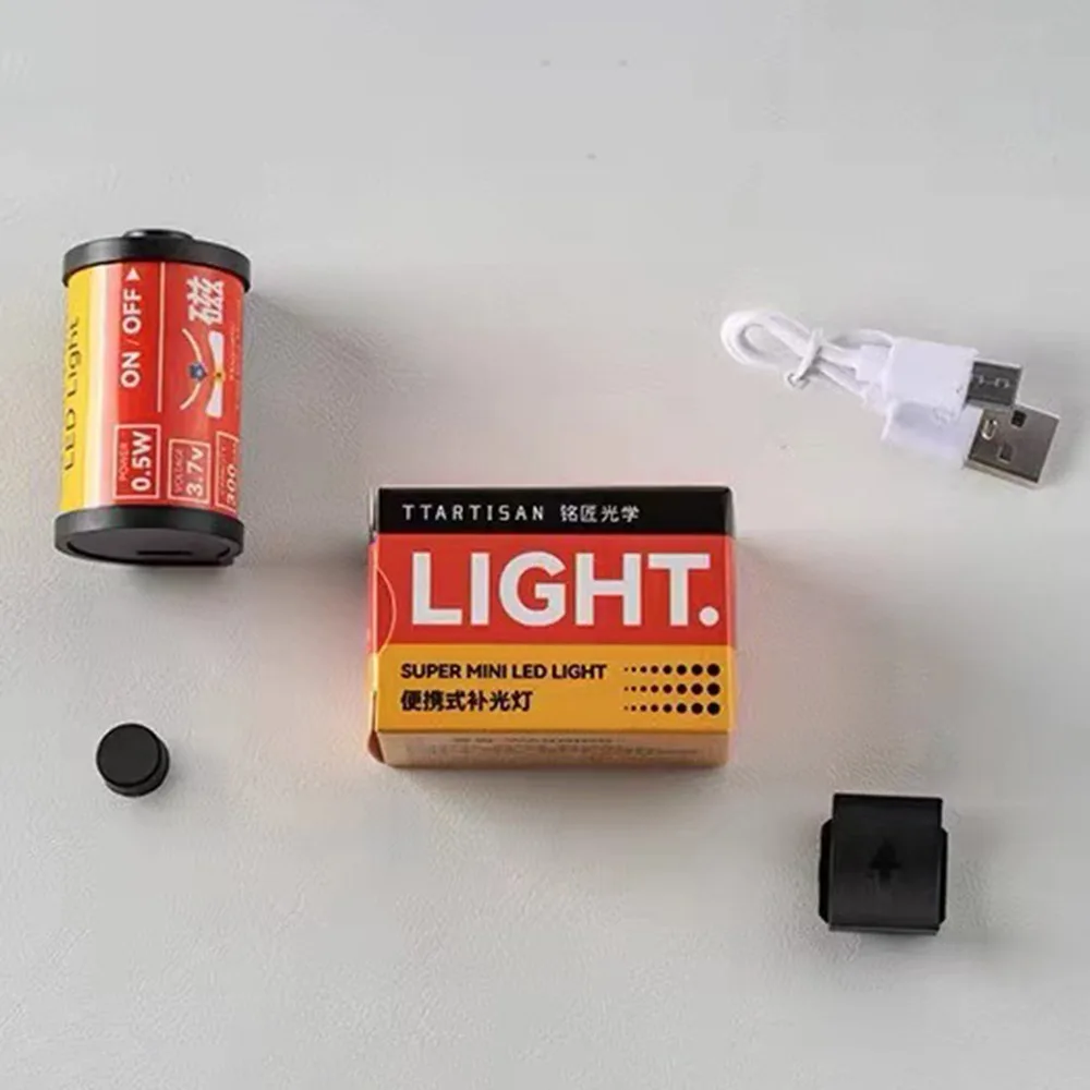

Новая USB-перезаряжаемая мини-лампа с магнитным креплением, быстросъемным креплением типа «холодная шпилька» и функцией подсветки для селфи и съемки