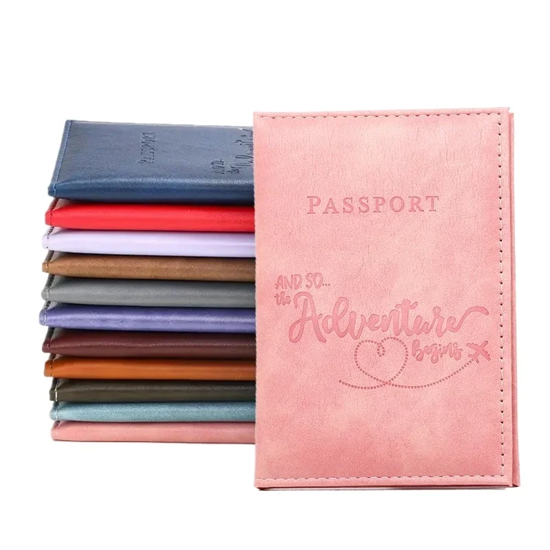 

Кожаный чехол для паспорта из ПУ кожи для женщин, держатель для билетов и карт, защитный чехол для карт, многофункциональный картхолдер, обложка для документов, для пар