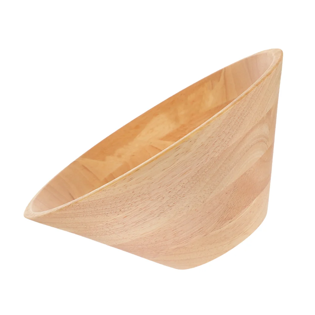

Wooden Salad Bowl Fruit Large Bread Extra for Kitchen Counter Bowls Mini Serving