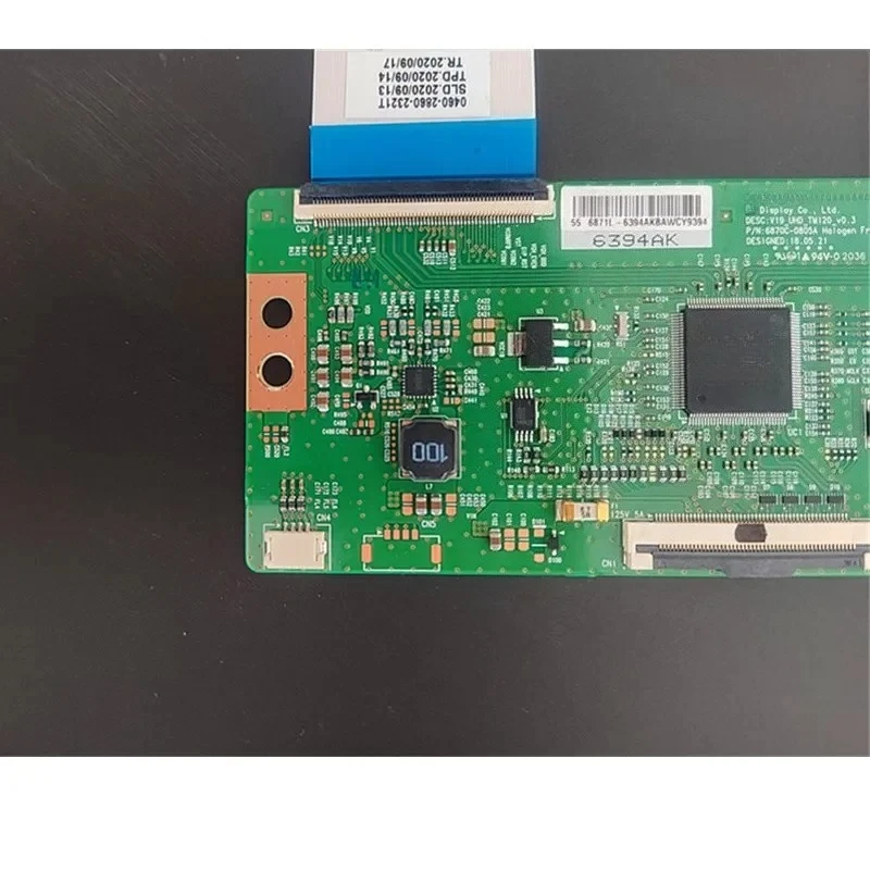 T-CON 6870C-0805A V19_UHD_TM120_V0.3 6871L-6394A 6871L-5898A 6871L-6394B 6871L-05926A 로직 보드는 55Q20300 65PFL5604/F7 A용입니다.