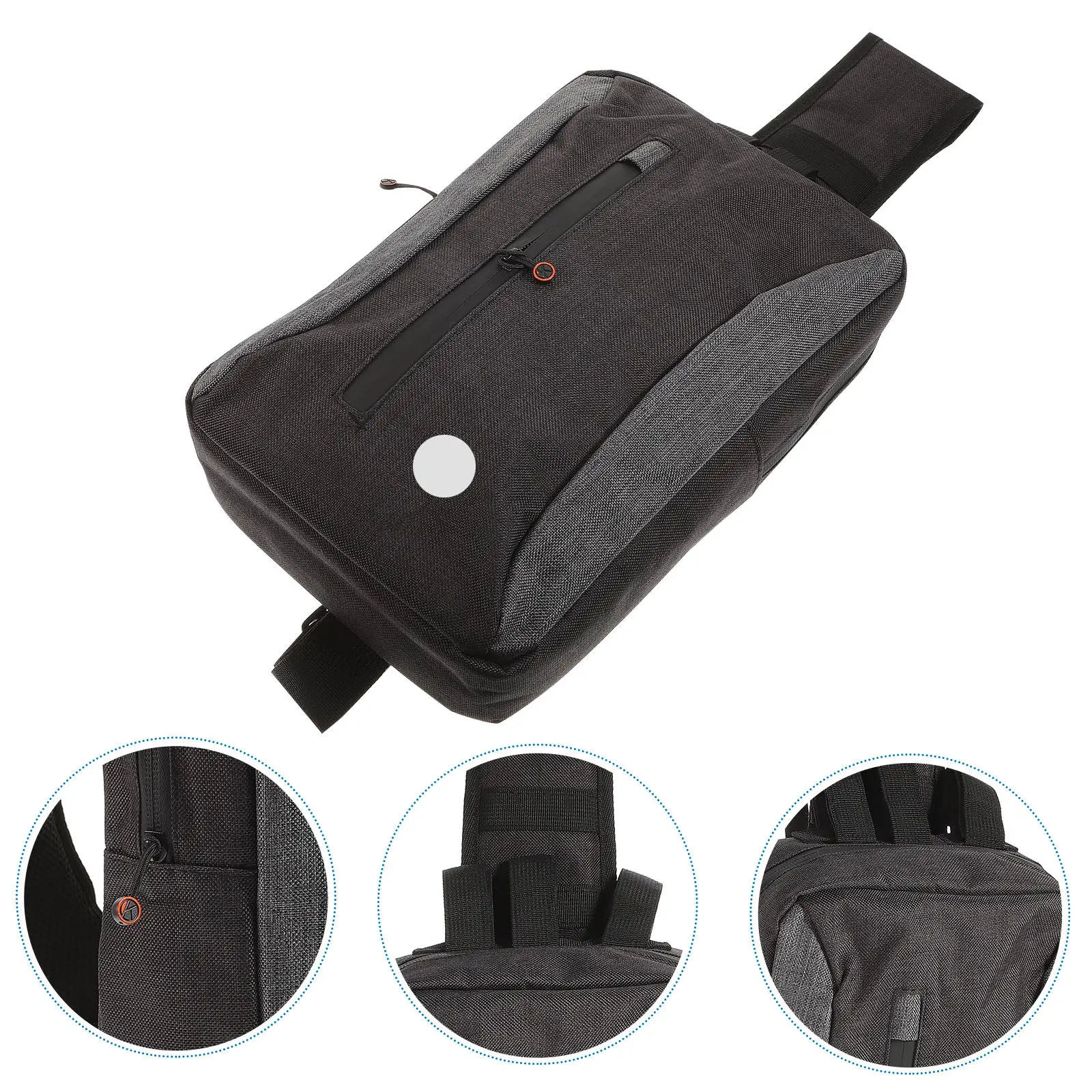 

1 шт. универсальная сумка на руль велосипеда из полиэстера, нагрудная сумка-слинг для езды на велосипеде, поездок на работу и путешествий