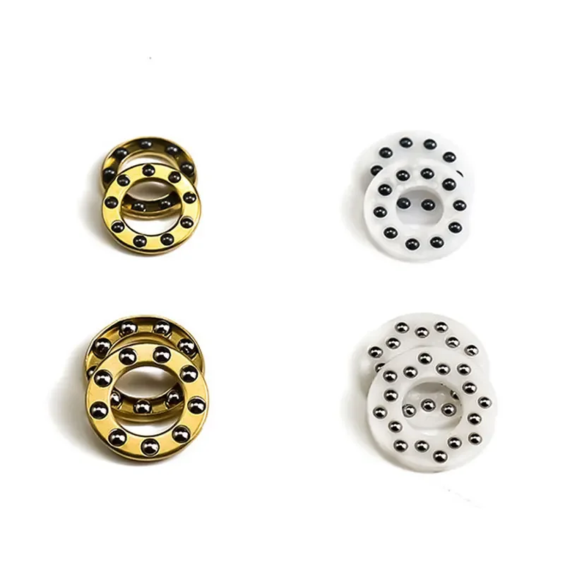 100PCS / Lot  Mini Plane Axial Ball Bearing Steel  Ball  Thrust Bearing Copper Protection Bearing Folding Knife Accessories