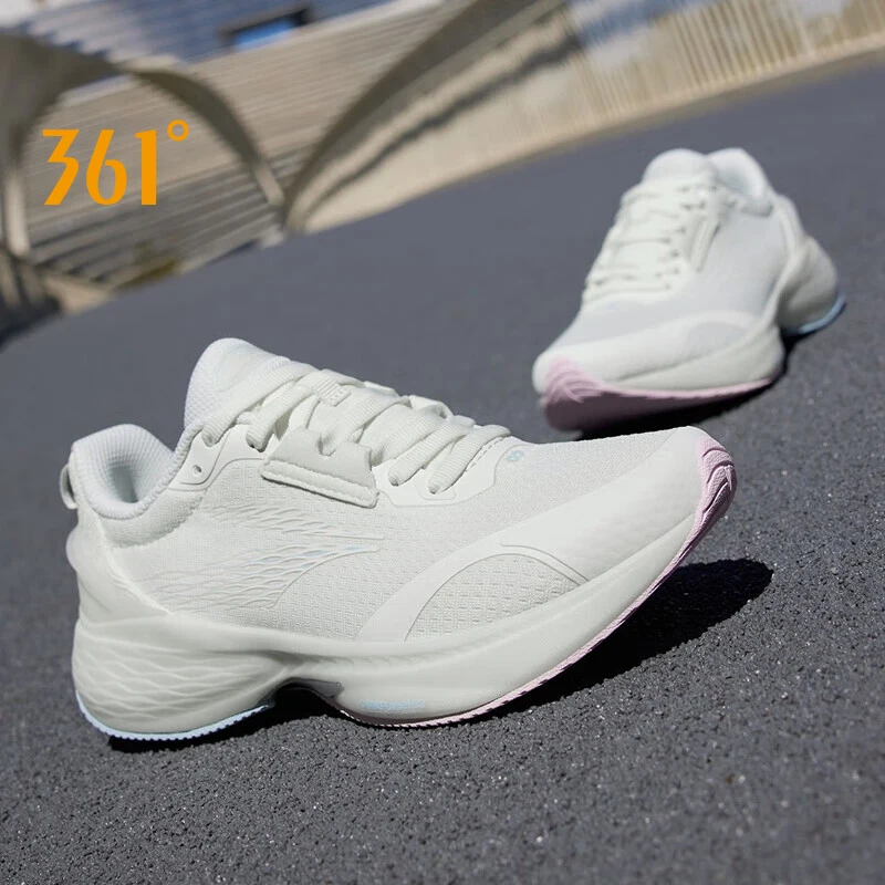 Air Wing Sports Shoes para mulheres, 361 Degrees, Airwing 2.0 SS, Correndo, Elástico, Macio, Leve, Absorvente de Choque, Antiderrapante, Respirável, 682412220