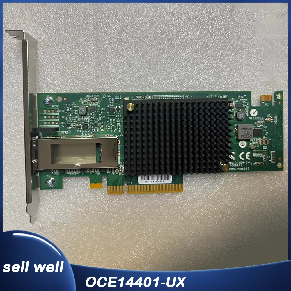 

Для однопортовой сетевой карты Emulex 40 ГБ Fiber Channel OCE14401-UX