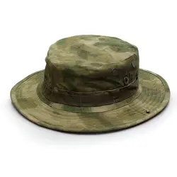 2024 Nowy kamuflaż Boonie Hat Tactical Casual Bucket Hats Summer Outdoor Hunting Hiking Sports Camo Sun Cap For Men Women