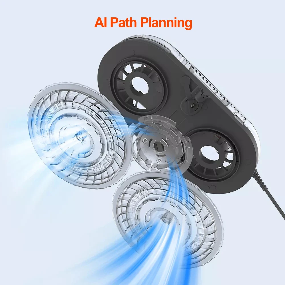 Робот-пылесос для умного дома с дистанционным управлением, чистка стеклянных окон с функцией бытового или гостиничного использования, тип вилки США, ЕС, Великобритании