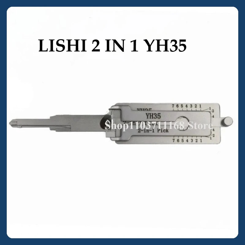 

1PCS Lishi YH35 2in1 Decoder and Pick for Yamaha Motor Bikes (REVERSE OF YH35R) lock picks ganzua key decoder locksmith tool