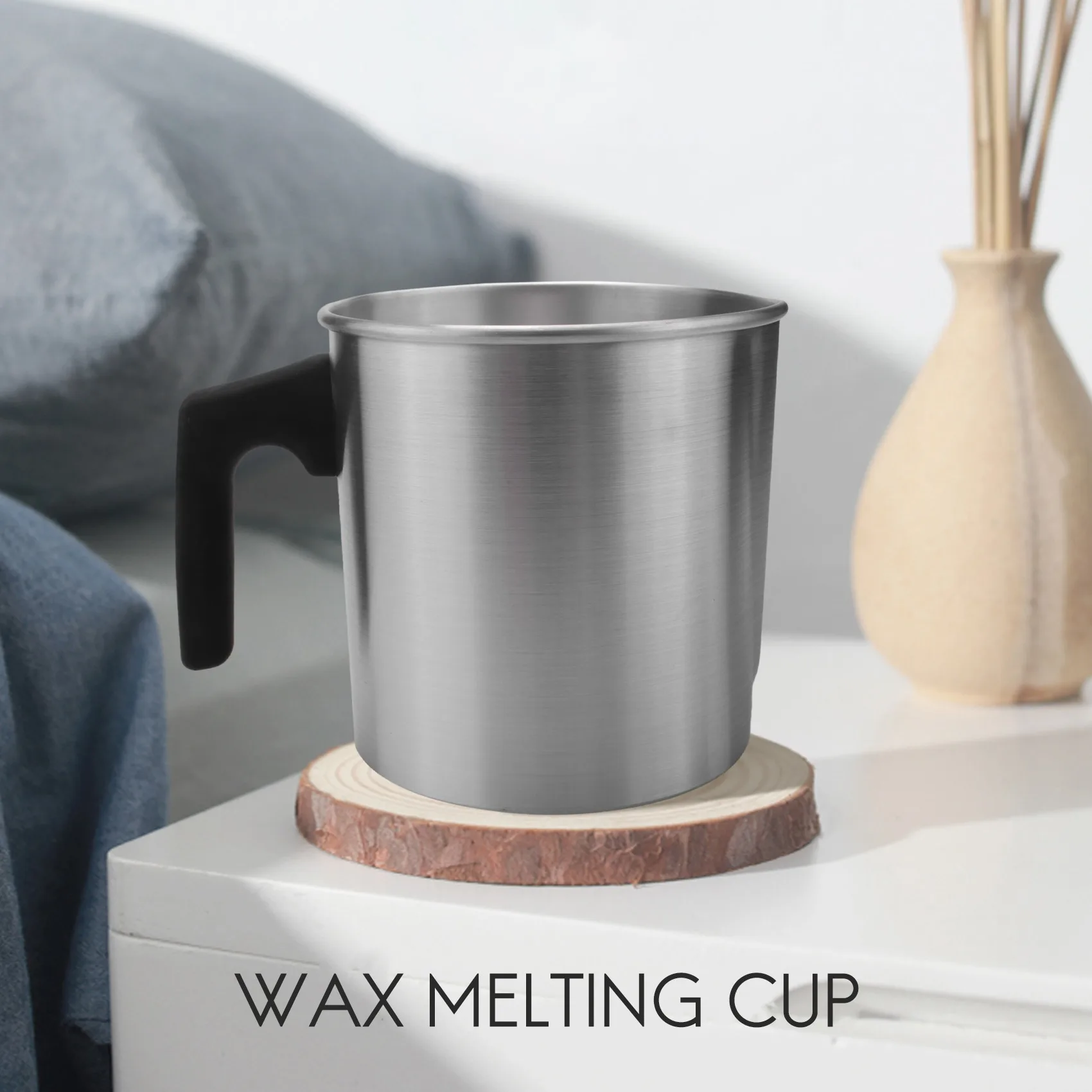 Panela de Derretimento de Cera A20Q-1.2L, Copo para Derreter Cera, Panela para Fazer Velas, Panela para Verter Cera para Casa e Loja de Velas DIY