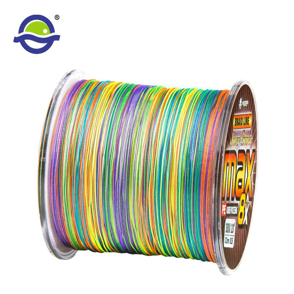 500M 8X Braided Fishing Line Wear-resistant Japan Multifilament 8 Strands Super Smooth Fishing Rope 1 Meter 1 Color  20 to 100LB