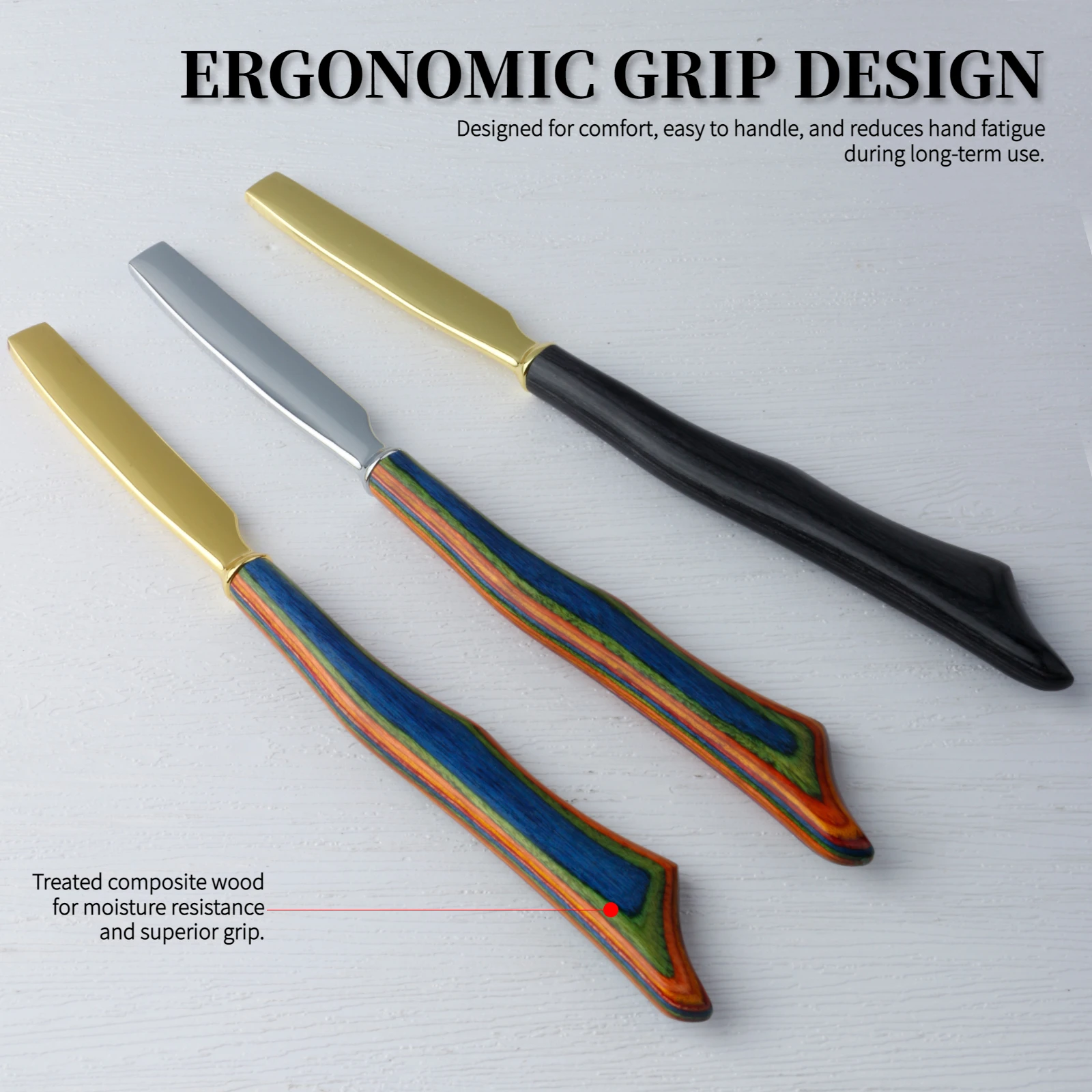 ترقق الحلاقة مقبض خشبي مستقيم صالون تصفيف الشعر الحلاقة دليل الحلاقة عصا مقص الشعر الحلاق قص الشعر سكين أرق