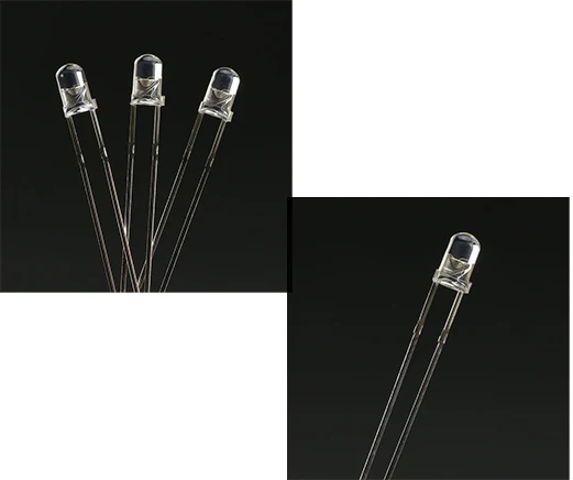 10Pcs-100pcs F5 5mm Fast Slow Flashing LED RGB Rainbow Multi Color Clear Light Emitting Diode Full Color Indicator Lamp Bead DIP