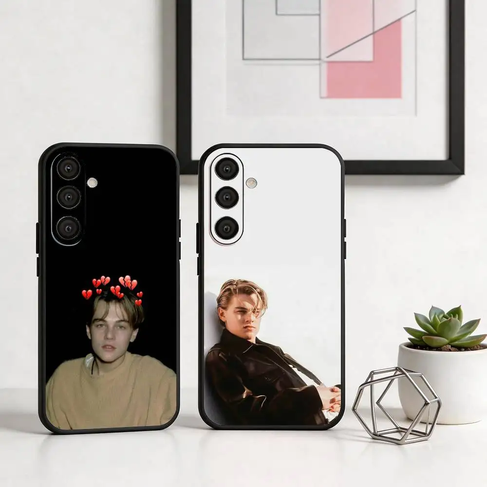 L-Leonardo dicaprio  Phone Case For Samsung  A73,A21s,A22,A31,A32,A52,A53,A71,A80,Soft Black Shell