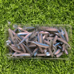 MUKUN Micro Soft Fishing Lures 35mm 4CM 5CM T-tail Worm Lure Small Artificial Bait Jig Wobblers Bass Pike Fishing Tackle