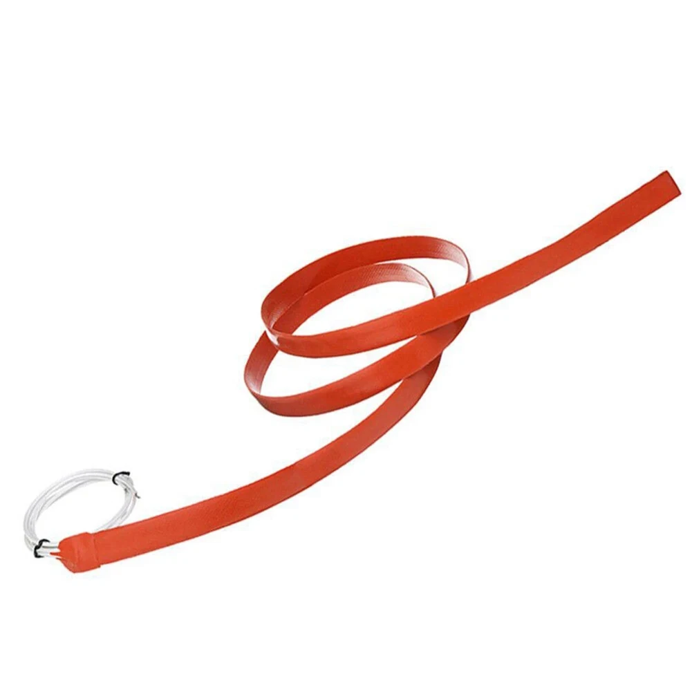 Silicone Jacketed 12V 45W Heating Pad Cable for Vehicle Windscreen Ice Disruption and Wiper Blade Motion Enablement 15x1200mm