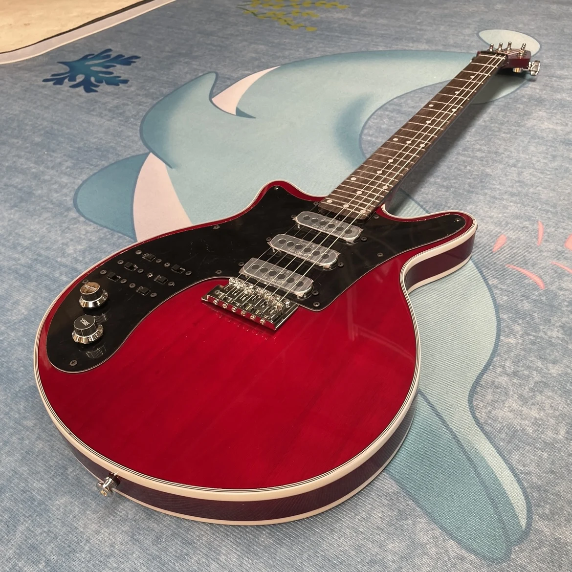 Kırmızı 6 telli elektro gitar, - Electric Guitar Beginner incelemesi ve fiyatı