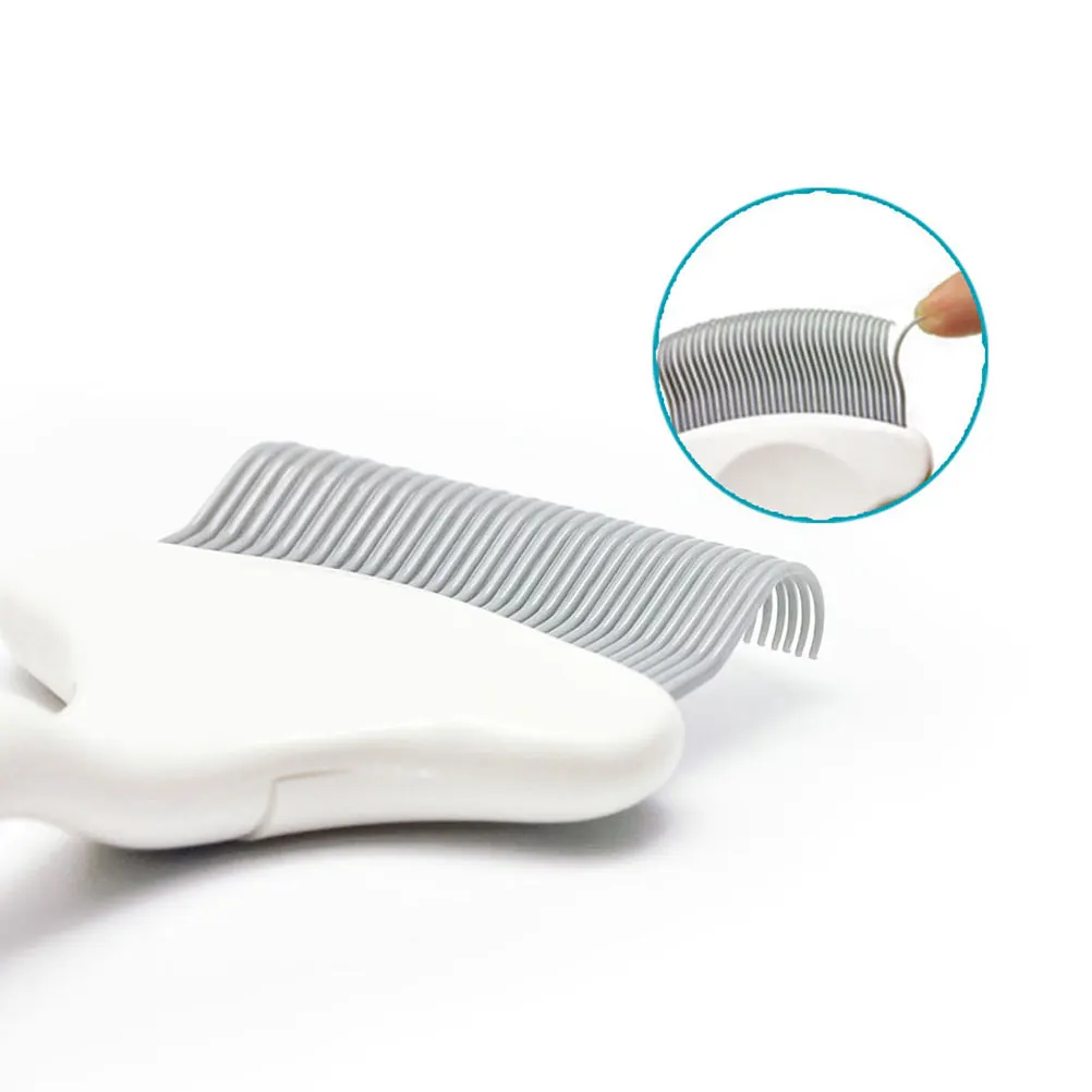 

Cat Grooming Comb Durable Safe Ergonomic Removes Hair Tangles Knots D Dirt Pet Cleaning Tool Vacuum Deworming