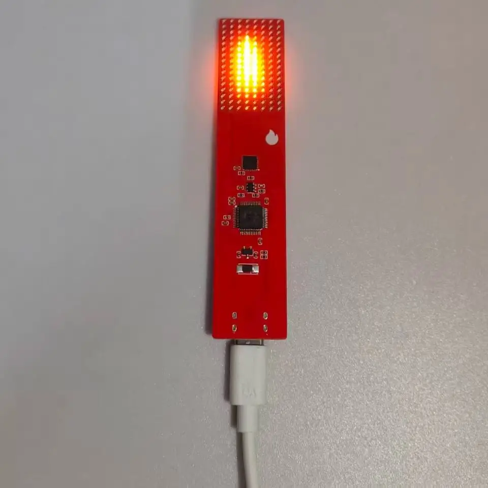 Electronic candle ornament Double-sided LED simulation candle Wedding birthday bar candle
