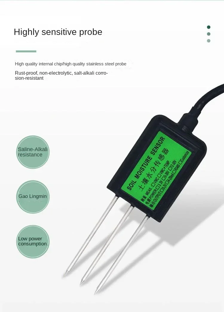 TR-6D Tester di umidità del suolo conducibilità misuratore di salinità temperatura umidità umidità Tester rapido rilevamento dell\'umidità del suolo