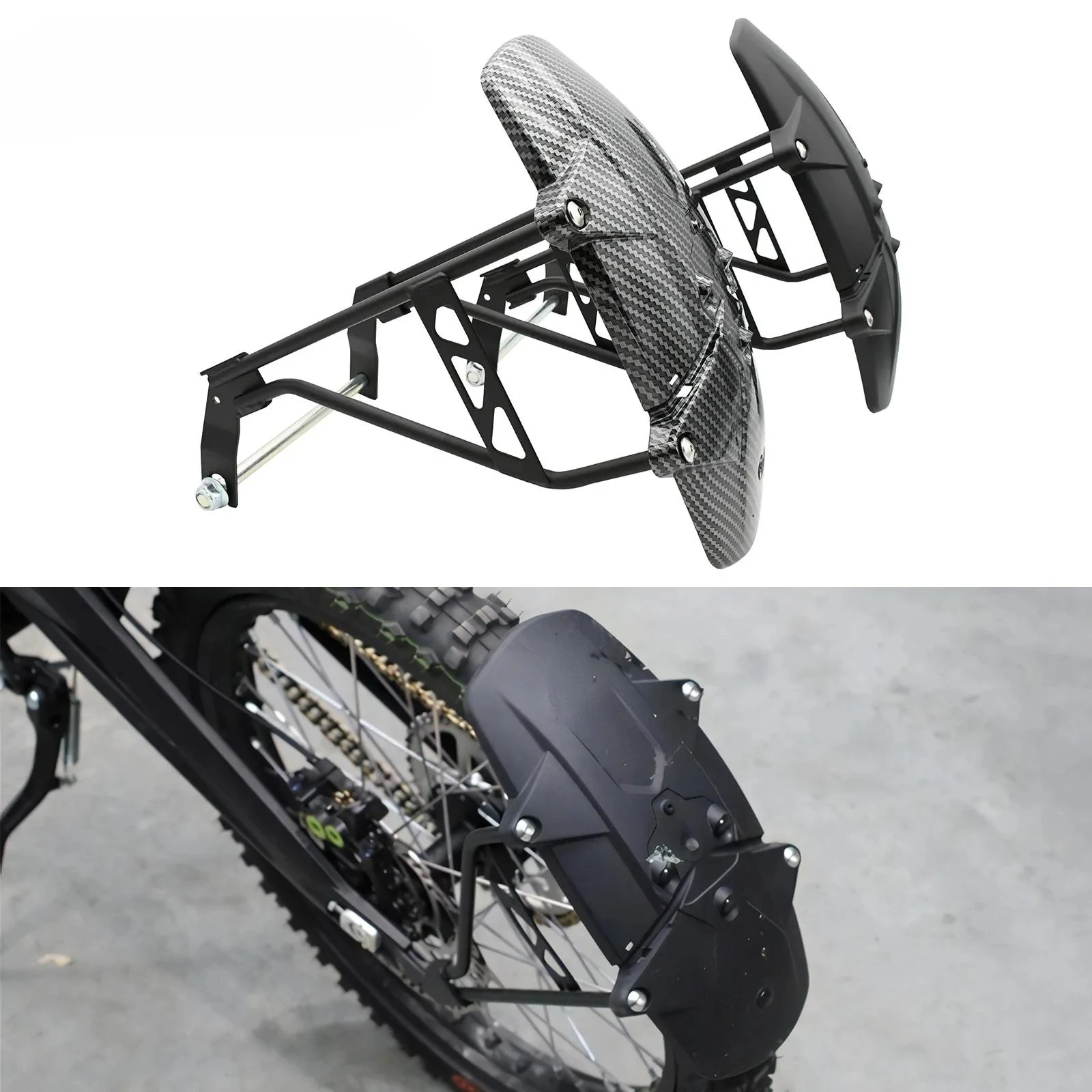 

Electric Motorcycle Tire Splash Mudguard Suitable Rear Wheel Mudguard For For Sur-Ron Sur Ron Light Bee X & Light Bee S Refit