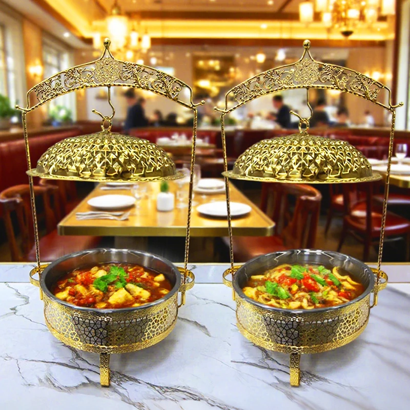 

Hotel wedding luxury catering 4.5L/8L buffet warmer hot pot catering