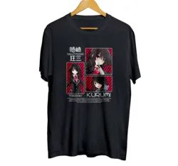 T-shirt distroanime TOKISAKI KURUMI GRID - DATE A LIVE 100% combed 30s