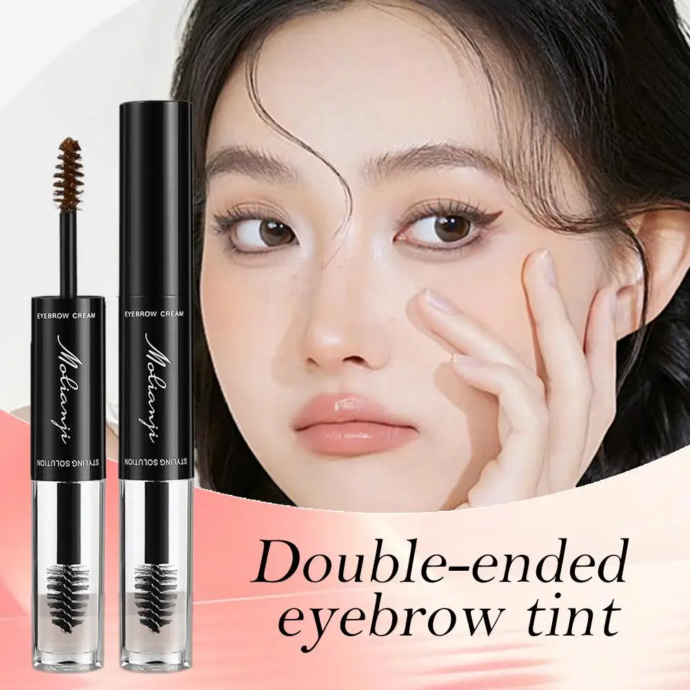 Eyebrow Enhancer Dye Gel Cream Waterproof Lasting Quick Tool Tattoo Makeup Dry Brow Brow Cream Dyeing Tinted Brown U4L7