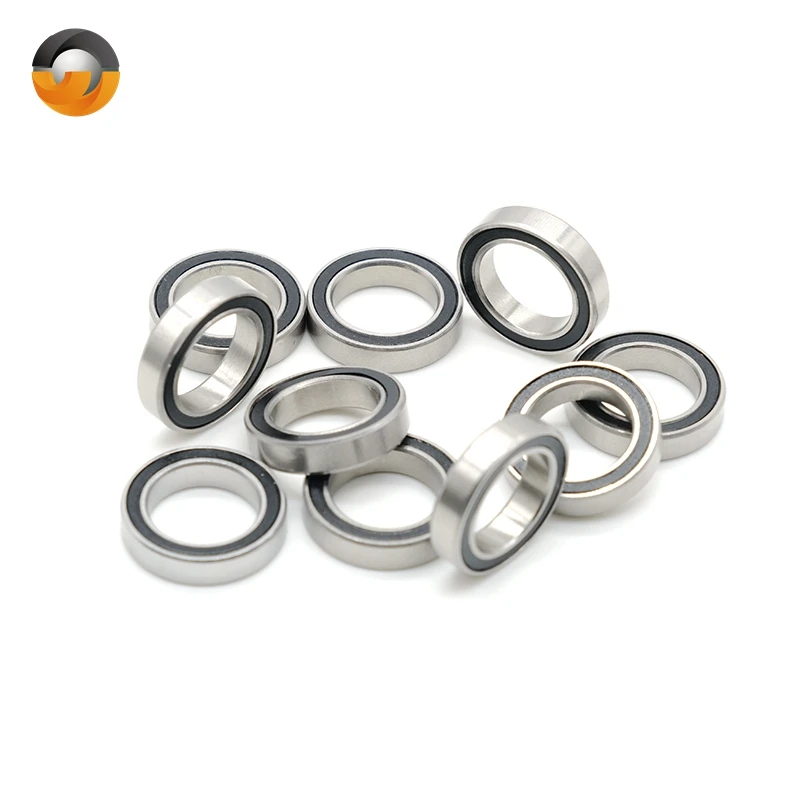 10pcs S6701RS Bearing 12x18x4 mm Stainless Steel Bearing S61701RS S6701 6701-2RS 12x18x4 Thin Section Bearing