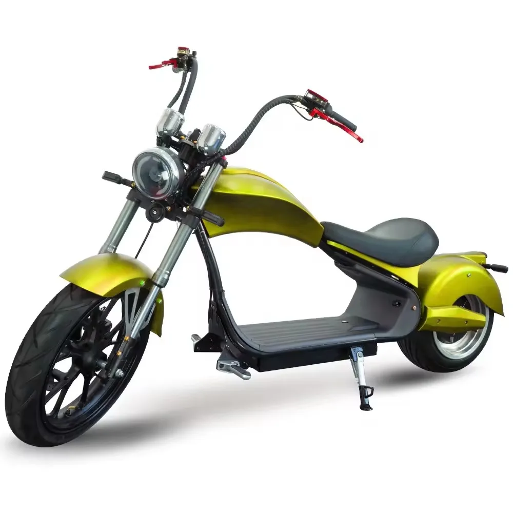 New Electric Scooter 13 Inch Rear 17 Inch Front Tyre 30ah Citycoco Motorcycles Chopper Scooter 3000w for Adult Eec Coc
