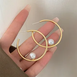 2023 New Fashion Trend Unique Design Elegant Exquisite Light Luxury Pearl Earring Women Jewelry Wedding Party Gift Wholesale