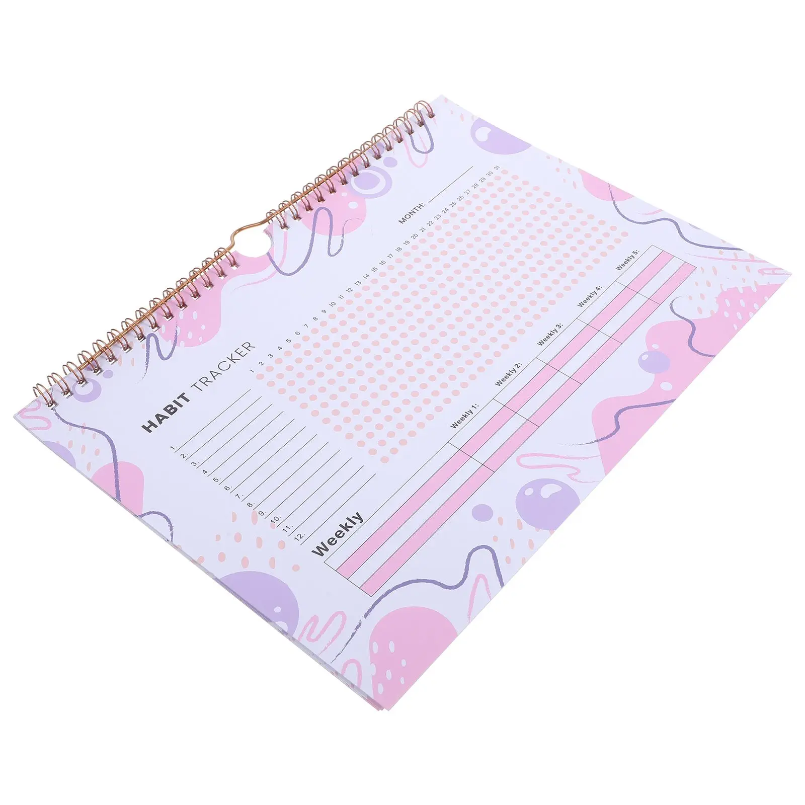 

Habit Tracker Habit Tracker Planner Yellow White No Date Planner Journal for Goal Workout Learning Diary