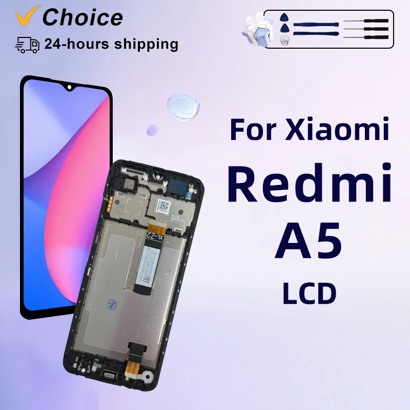 

With Frame For Xiaomi Redmi A5 LCD Display Touch Screen Panel Digitizer Replace 6.88'' For Redmi A5 4G 25028PC03G, 25028RN03A