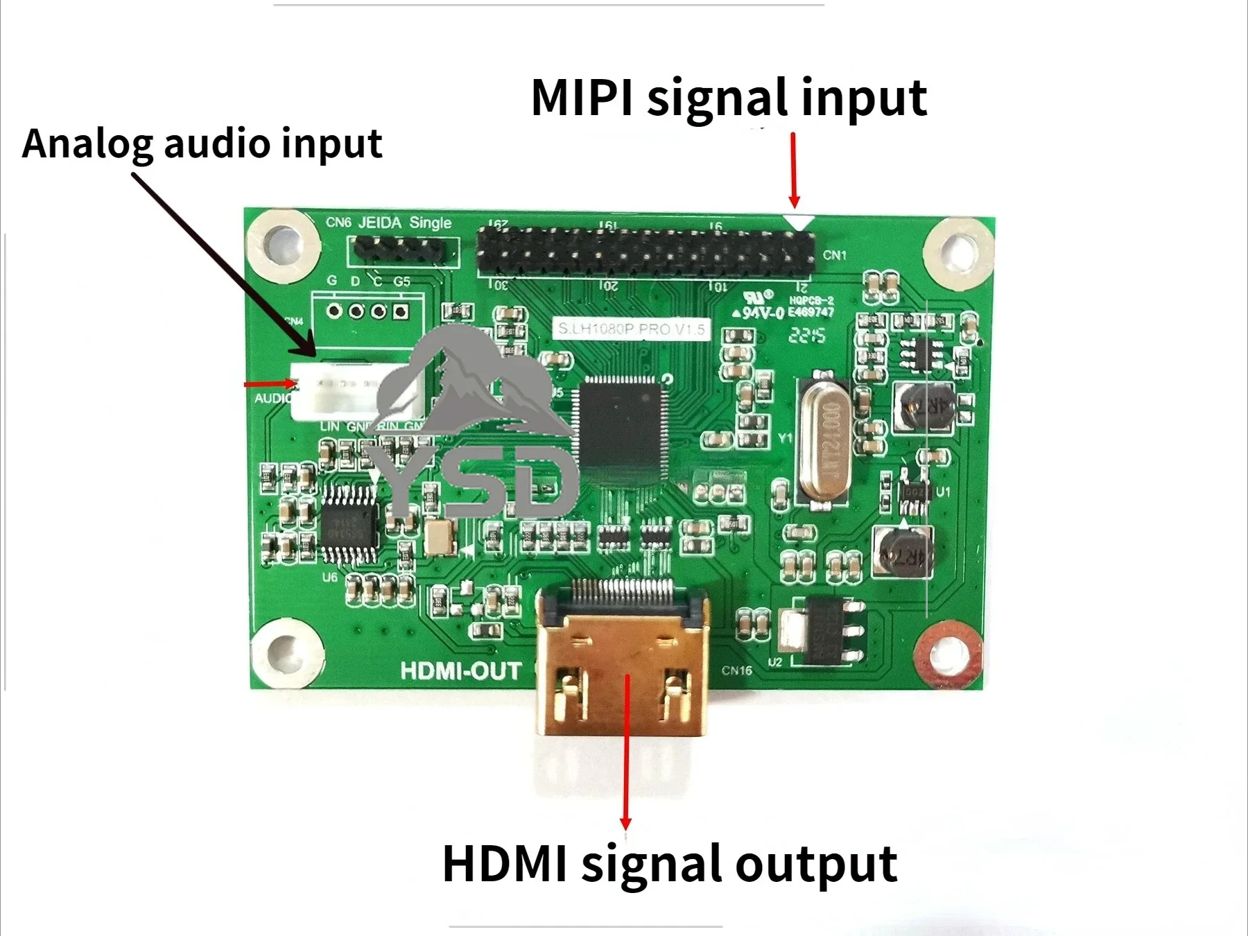 MIPI to HDMI 2.0 Adapter – Supports 4K/2K/1080P Multi-Resolution Conversion