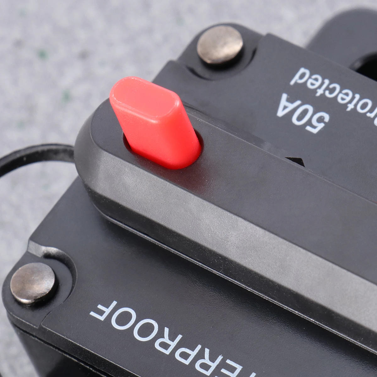 

50A High Amp Manual Reset Waterproof Circuit Dual Overcurrent Protection Switchable Breaker For Electrical Appliances 50 Amp